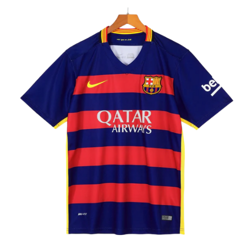 2015-2016 Maillot Barcelone Domicile Rétro